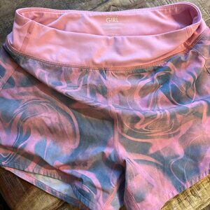 Athleta Pink Girl Shorts and White Skort